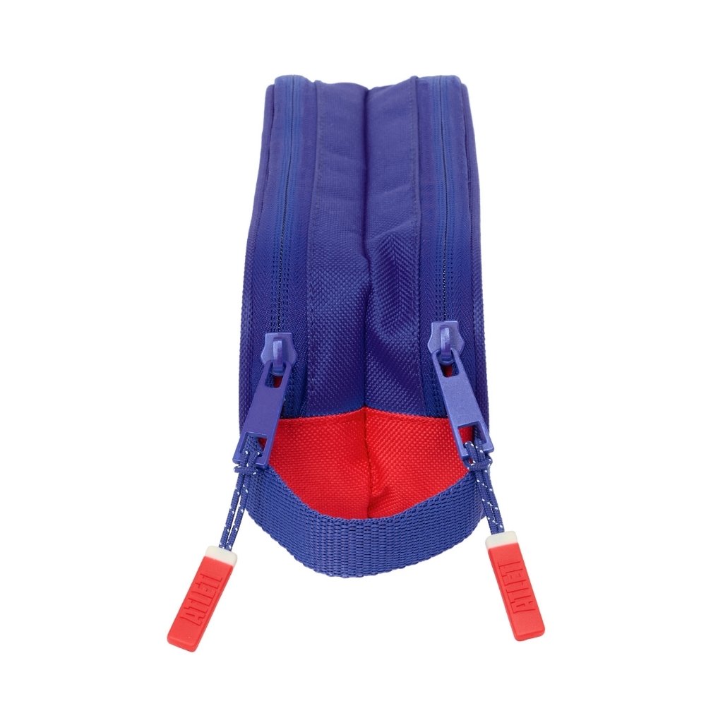 Blue and Red and White Double Pencil Case image number null